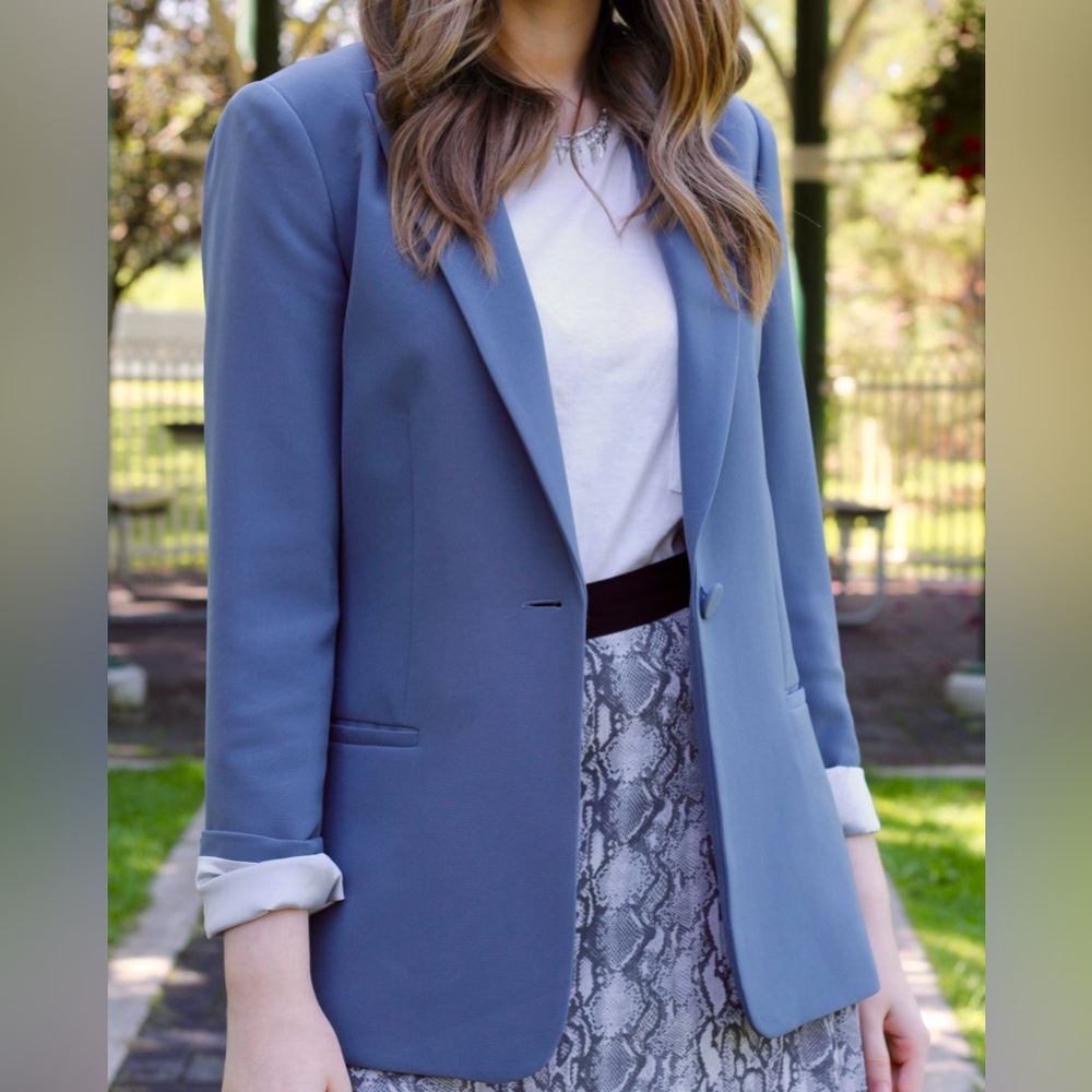 Simons Contemporaine Blue Blazer